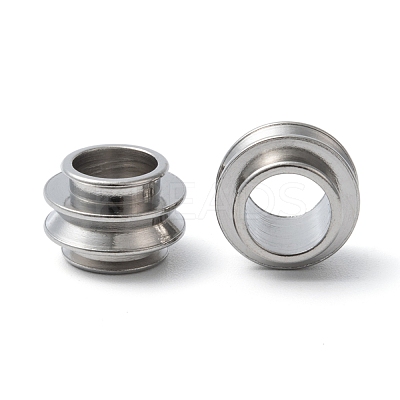 Tarnish Resistant 304 Stainless Steel Beads STAS-E036-15-1