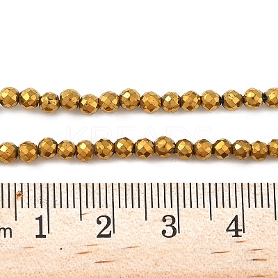 Electroplate Synthetic Magnetic Hematite Beads Strands G-A263-B01-02A-1