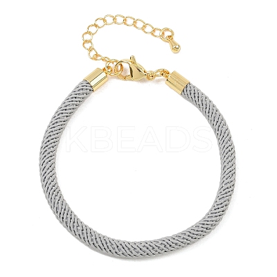 4.5MM Round Nylon Milan Cord Bracelet Making BJEW-I245-01G-27-1