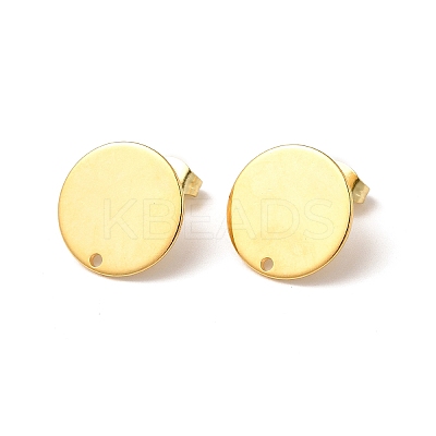 201 Stainless Steel Stud Earring Findings STAS-D244-25G-C-1