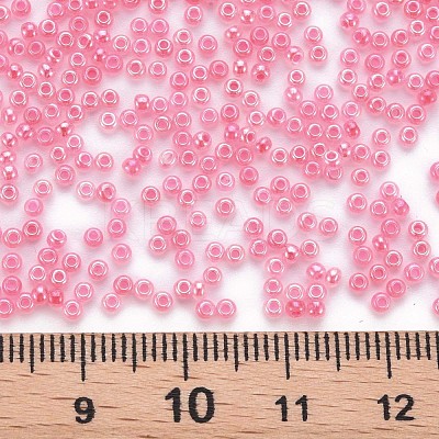 12/0 Imitation Jade Glass Seed Beads SEED-S049-A-001-1