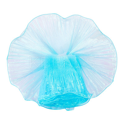 5 Yards Polyester Ruffled Ribbon OCOR-TA0004-06E-1