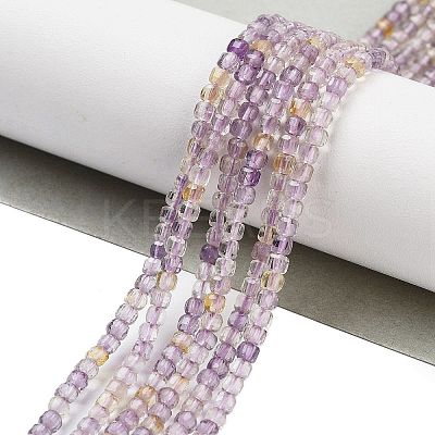 Natural Ametrine Beads Strands G-H042-B40-01-1