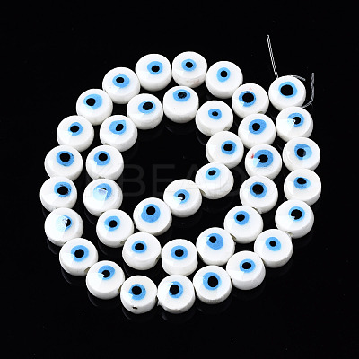 Handmade Porcelain Ceramic Beads Strands PORC-T006-04N-1