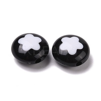 Two-tone Acrylic Beads LS-OACR-U003-11-1