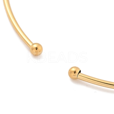 304 Stainless Steel Arm Cuff Bangle Makings AJEW-P127-01G-1