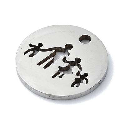 Non-Tarnish 304 Stainless Steel Charms STAS-C097-35P-1