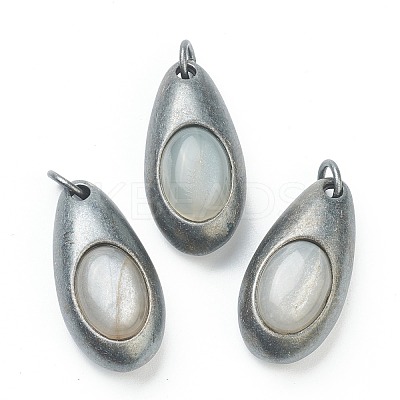 Natural & Synthetic Gemstone Pendants G-B012-14B-1