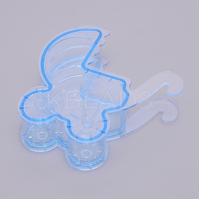 Baby Carriage Shaped Transparent Plastic Candy Boxes LS-CON-WH0080-52A-1