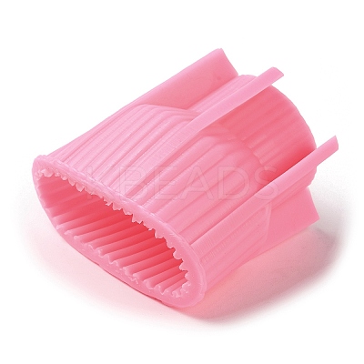 Ribbed Pillar Geometry Scented Candle Silicone Molds LS-DIY-G106-01B-1