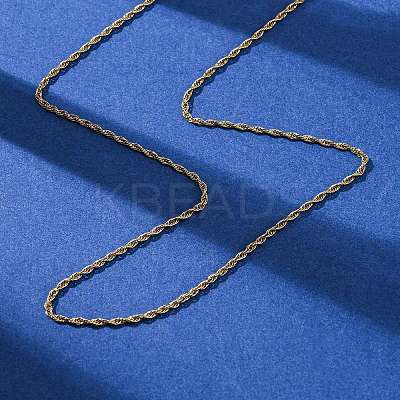 1.5MM 304 Stainless Steel Rope Chain Necklaces NJEW-T016-23G-1