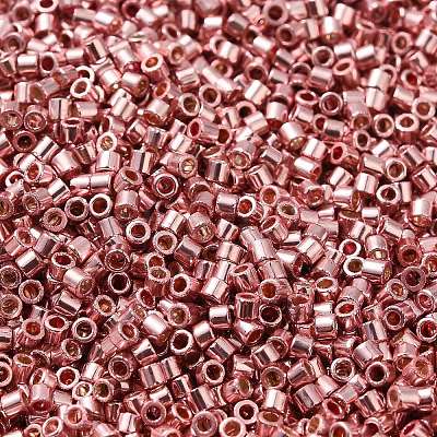 Electroplate Glass Seed Beads SEED-S042-01B-14-1