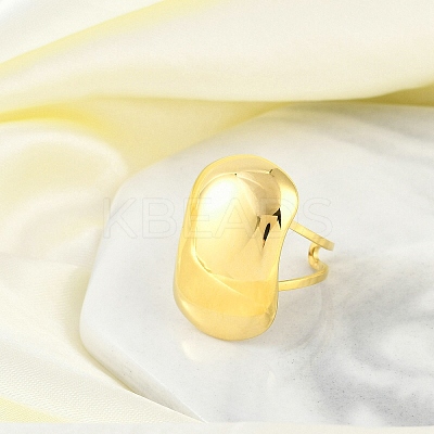 304 Stainless Steel Open Cuff Rings for Women STAS-Z111-01G-04-1