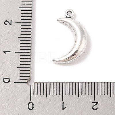 Moon Alloy Pendants X-TIBEP-R336-172AS-FF-1