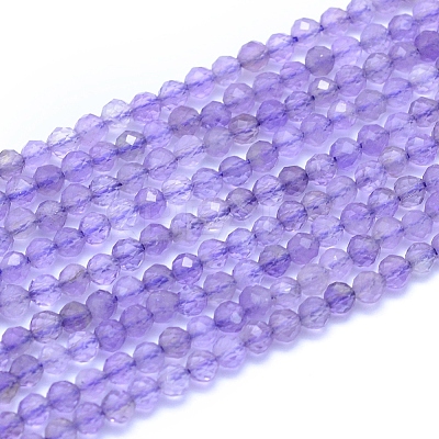 Natural Amethyst Beads Strands G-I279-E04-03-1