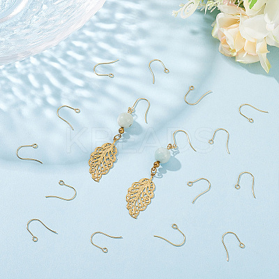 200Pcs 304 Stainless Steel Earring Hooks STAS-UN0058-59G-1