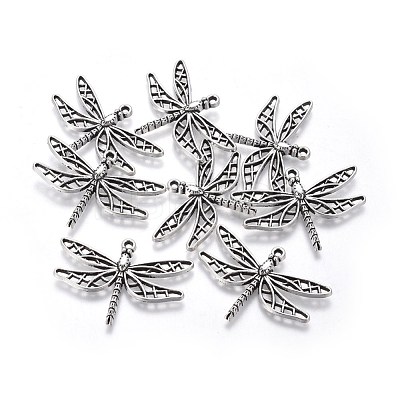 Tibetan Style Alloy Pendants TIBEP-A12-3725-AS-FF-1