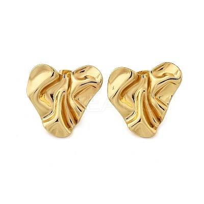 304 Stainless Steel Stud Earrings for Women EJEW-U052-03G-1