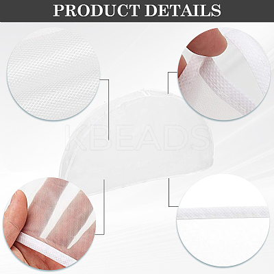 PEVA Suit Shoulder Protection Dust Proof Covers AJEW-WH0513-34-1