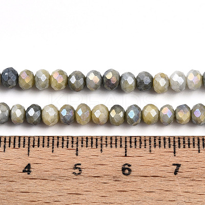 Ombre Effect Dyed Glass Beads Strands LS-GLAA-C023-02-C11-A-1