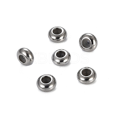 304 Stainless Steel Beads STAS-S103-18B-P-1
