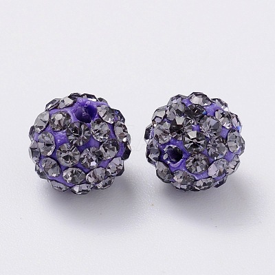 Pave Disco Ball Beads RB-H258-10MM-539-1