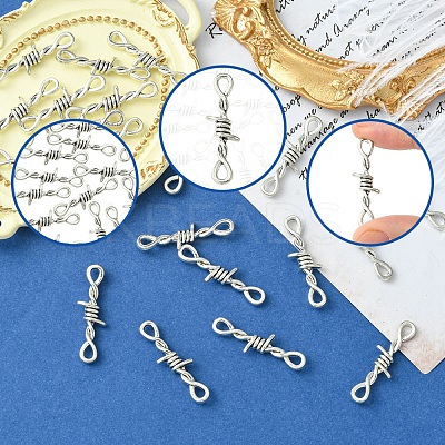 20Pcs Tibetan Style Alloy Connector Charms FIND-FS0003-30-1