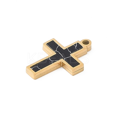 Ion Plating(IP) 304 Stainless Steel Pendants STAS-S136-03G-1