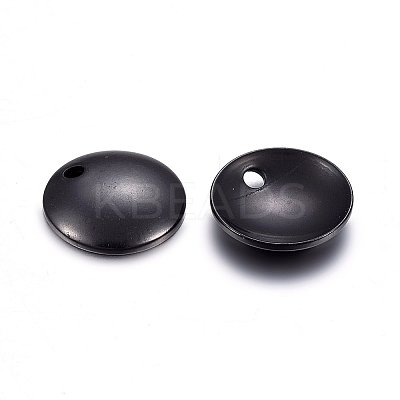 304 Stainless Steel Dome Charms STAS-H472-02B-8mm-1