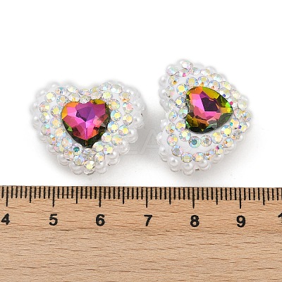 Polymer Clay Glass Rhinestone Beads CLAY-NH0001-13H-1