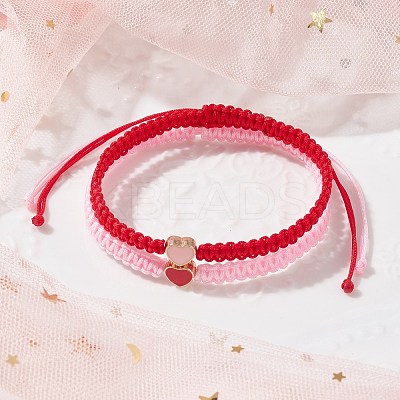 2Pcs 2 Colors Braided Nylon Thread BJEW-JB09769-1
