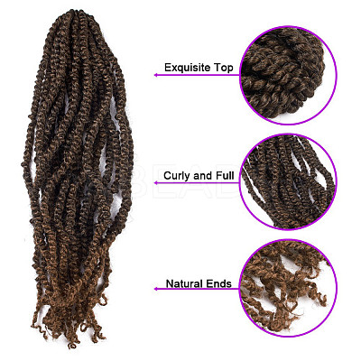 Pre-Twisted Passion Twists Crochet Hair OHAR-G005-17D-1
