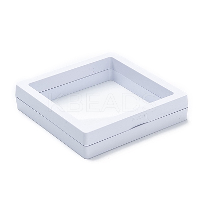 Square Transparent PE Thin Film Suspension Jewelry Display Box CON-D009-01A-05-1