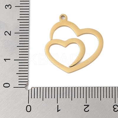 304 Stainless Steel Pendants STAS-S139-05G-1
