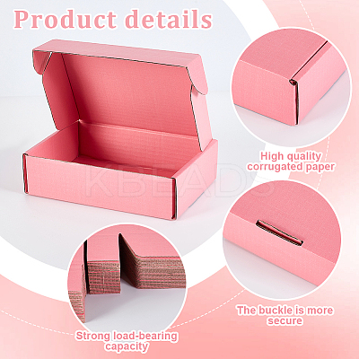 Cardboard Paper Shipping Box CON-WH0106-24B-1