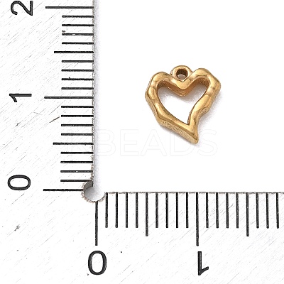 304 Stainless Steel Charms SA-B007-02G-D-1