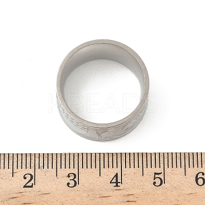 304 Stainless Steel Finger Rings for Women RJEW-F195-04P-1
