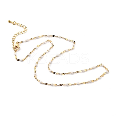 304 Stainless Steel Link Chain Necklaces NJEW-JN03084-02-1