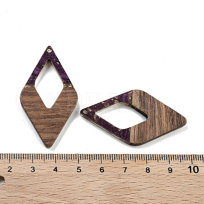 Walnut Wood Pendants FIND-Z050-02B-1
