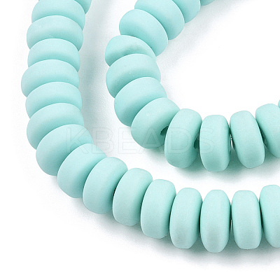 Handmade Polymer Clay Beads Strands X-CLAY-N008-008H-1