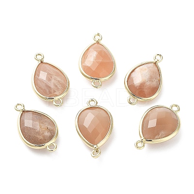 Natural Sunstone Links connectors G-L514-015C-1