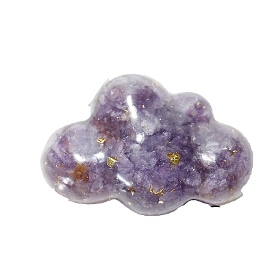 Gold Foil Resin Cloud Display Decoration PW-WG22504-03-1