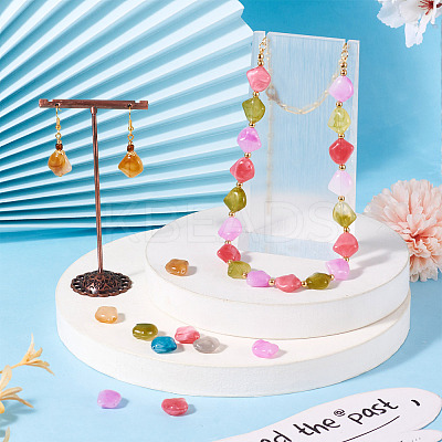 180Pcs 6 Colors Transparent Acrylic Beads OACR-TA0002-66-1