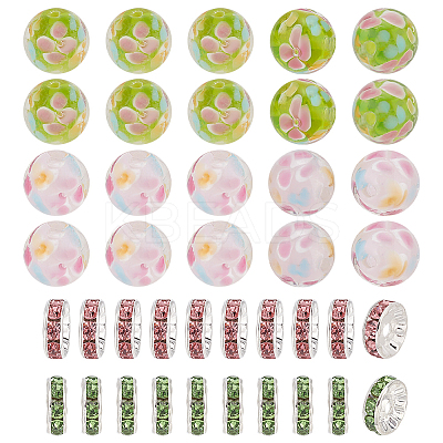 DIY Flower Beads Jewelry Making Finding Kits DIY-GO0001-79-1