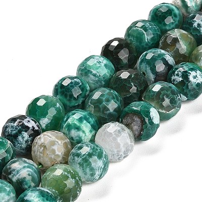 Natural Fire Crackle Agate Beads Strands X-G-L595-A02-01E-1