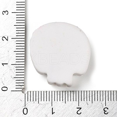 Skull Halloween Opaque Resin Decoden Cabochons LS-RESI-R446-01C-1