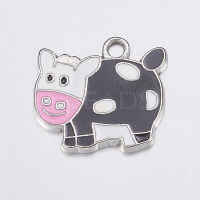 Alloy Enamel Charms LS-EA0541Y-1