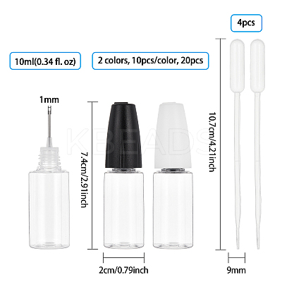 Column PET Refillable Dropper Bottle MRMJ-BC0002-54-1