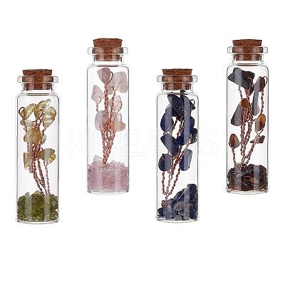 Glass Wishing Bottle DJEW-GF0001-05A-1