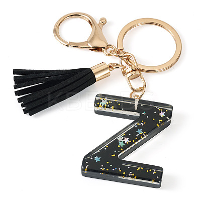 1Pc Resin Letter Keychains KEYC-TADJ0001-09Z-1